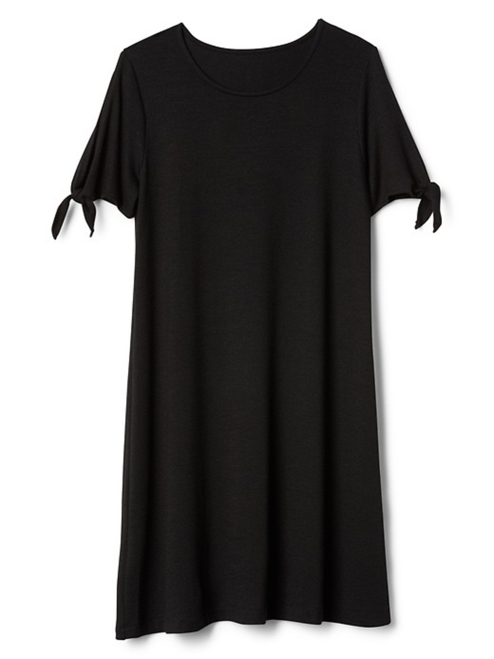 NEW GAP Softspun Tie-Sleeve Swing Dress Size M Tall